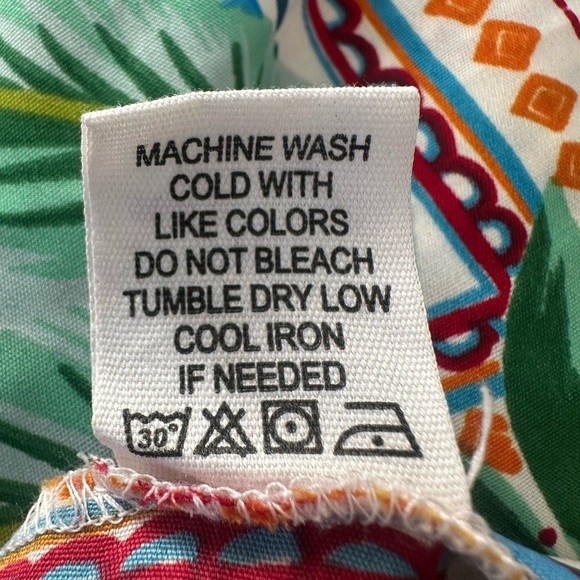 Live 4 Truth Tropical Parrot & Palm Print Two-Piece Skort set Size Small - Picture 10 of 16